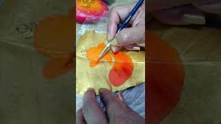 Ganapati Painting/ Leaf Painting/Ganesh Chaturthi hildacrafty shorts