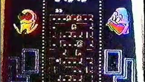 Pac-Man Table Top Coleco Arcade  - Retro Video Game Commercial / Ad