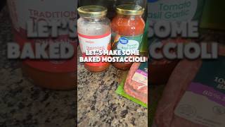 Baked Mostaccioli for the win #cookingathome #cookingmama #dinnerideas #BakedMostaccioli