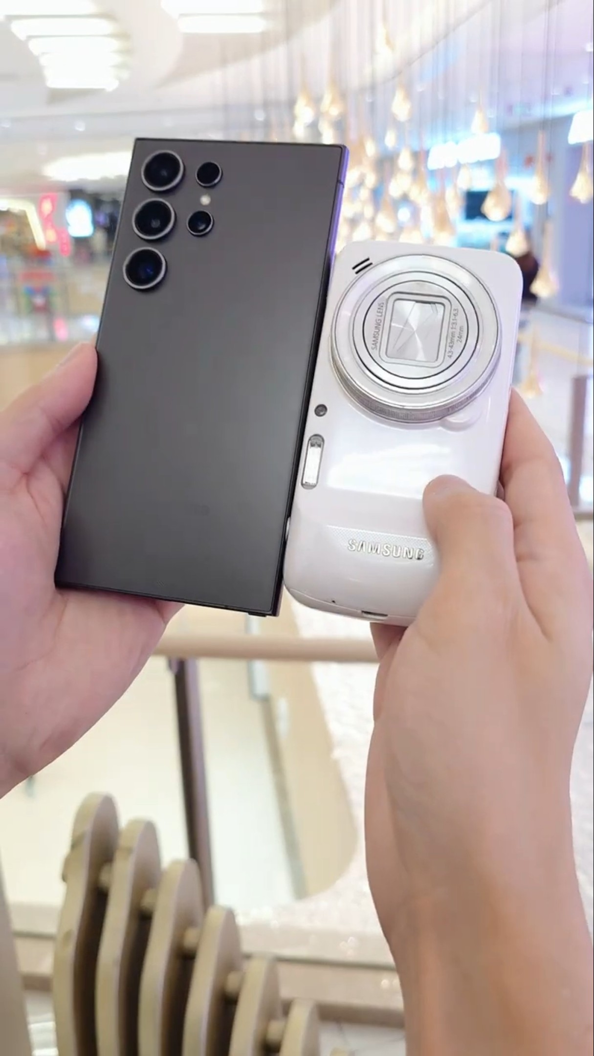 Comparison between S4 Zoom and S24 Ultra models, feel the upgrade brought by technological progress