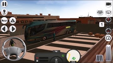 Coach Bus Simulator - Lyon to Paris - Nice trip!