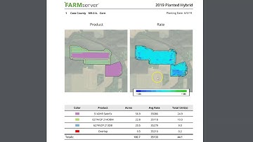 Planting Map Report - FARMserver Tutorial