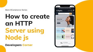 MERN ECommerce: How to create an HTTP server using Node.js | Mern Stack | NodeJs | Express | MongoDB