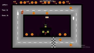 Open GL(GLUT) Car game (Halloween theme) C++