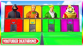 The OFFICIAL YouTuber Deathrun! (Fortnite Creative Mode)