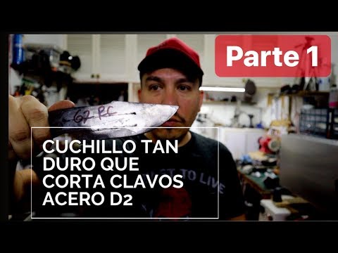 Cuchillo Corta clavos ✅ acero d2 y su tratamiento térmico