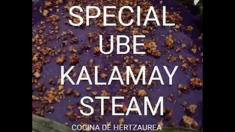 UBE KALAMAY SPECIAL • PURPLE YAM STICKY DELICACY •   HERTZAUREA