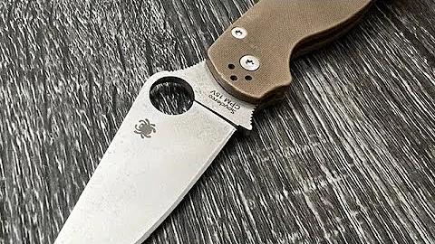 Knife Sharpening - Spyderco Paramilitary 2 15v