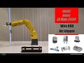 Demonstration of ckd gripper on fanuc robot for pick  place application