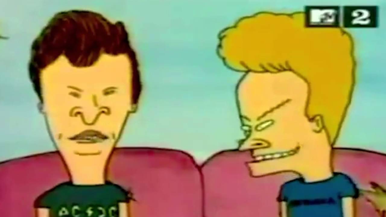 Beavis and butthead laugh gif