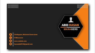 Visiting Card design with pixellab | pixellab tutorial