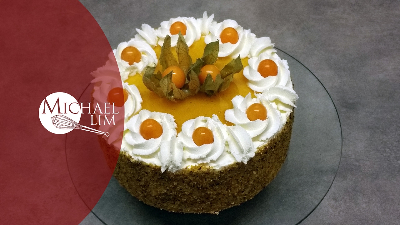 Birthday Cake (with mascarpone whipped cream frosting)