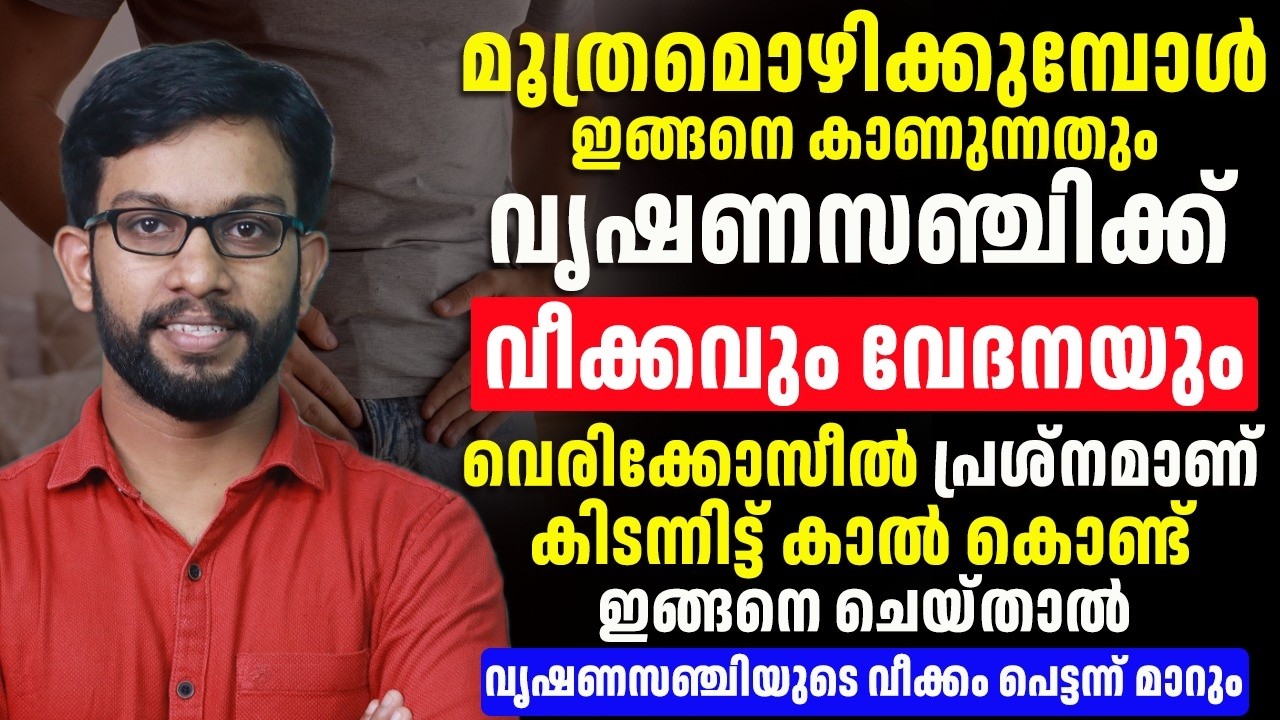 പുരുഷൻ മാരിൽ വെരിക്കോസീൽ വരാനുള്ള പ്രധാന കാരണം ഇതെല്ലാമാണ്
