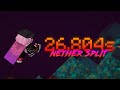 The sub 27 vine seed nether feat 385s nether portal