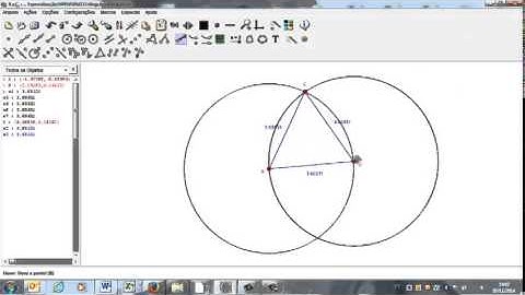 Cópia de Triângulo equilátero com o software régua e compasso