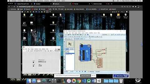 simulación de comunicación serial entre Proteus y Arduino