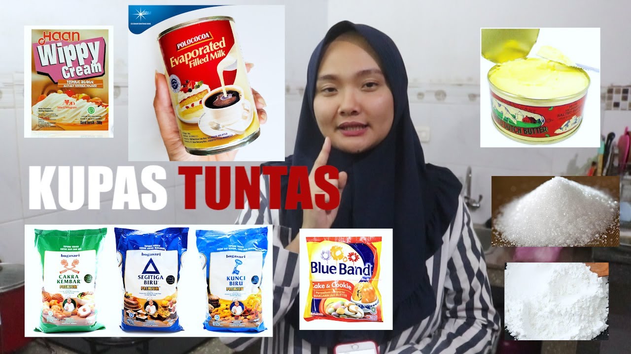 Pengenalan Bahan  Dasar  Tepung Gula Maizena Margarin Butter 