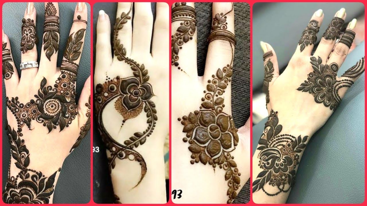 Simple And Easy Arabic Mehndi Designs For Girls Stylish Cute