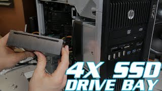 ADD 4 2.5" SSDs TO 5.25" BAY | SILVERSTONE TEK BAY CONVERTER