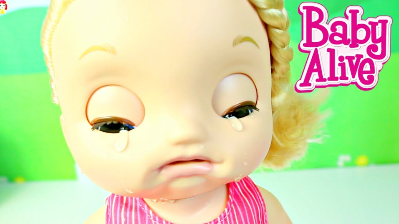 No puedo leer ni escribir construcción A menudo hablado MUÑECA Alive LLORA de Verdad|Baby Alive Doll Sweet Tears Baby Mundo de  Juguetes - YouTube