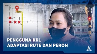 Hari Pertama Perubahan Rute KRL Jabodetabek