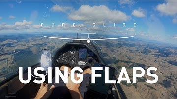 Glider Flaps Thermal Entry and Exit