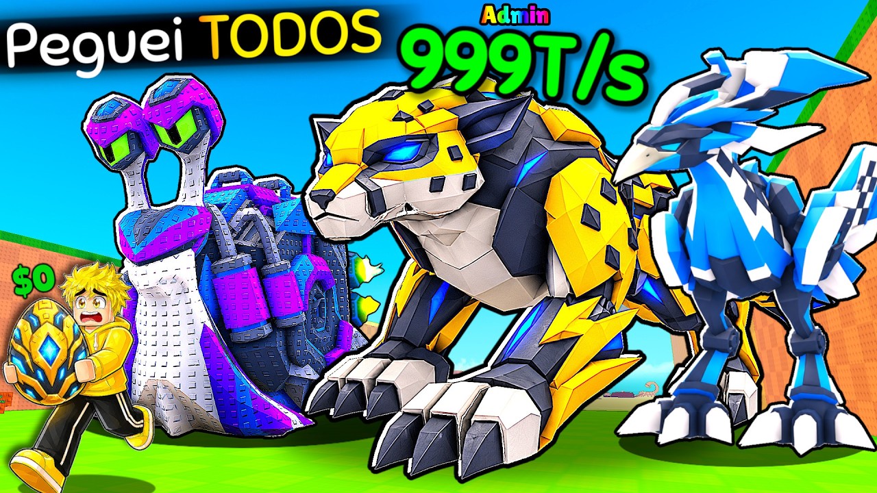 COMECEI do ZERO pegando TODOS NOVOS PETS de MONTARIA nesse ROUBE UM OVO