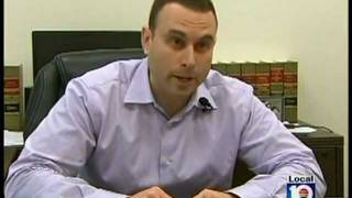 Nolan Klein discusses foreclosure settlement on Channel 10 news