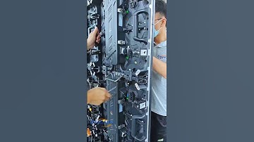 Maintenance of EA1000C3 P3.91 LED video wall module is simple and fun.l#eagerled #ledvideowall