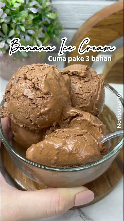 Es krim sehat cuma modal pisang aja! Super gampang bikinnya