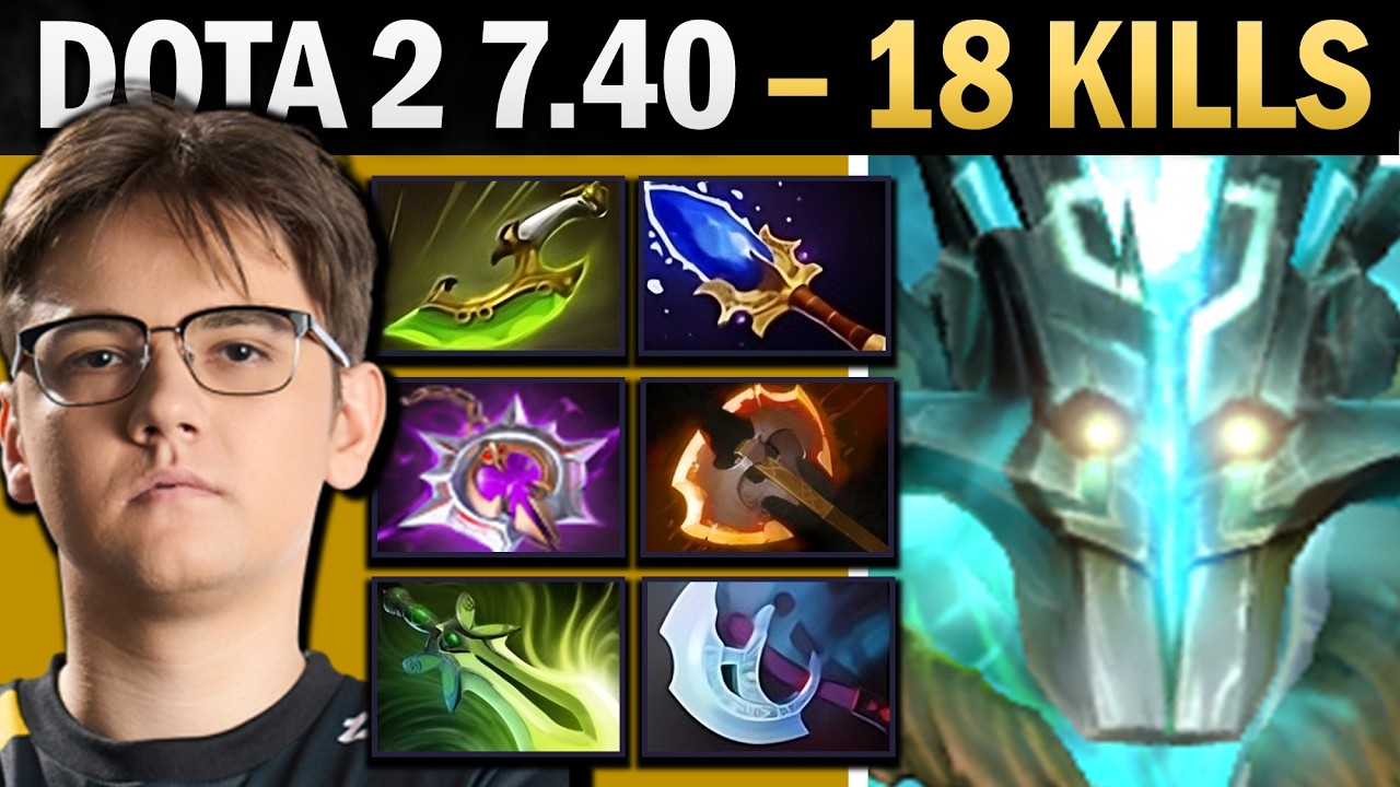 Juggernaut Pro Carry with Manta and 18 Kills - Dota 2 Gameplay