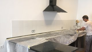 How to Tile over your existing kitchen splash back