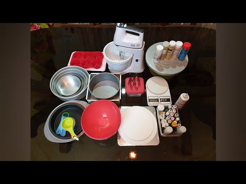 Basics: Important Items needed for Baking & Decorating Cakes... ( In Malayalam)