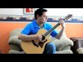 Charly santos  te alabo fingerstyle guitar