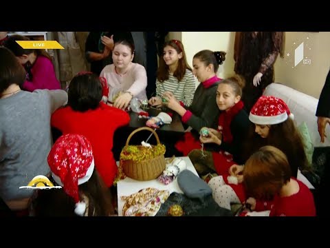 #ახალიდღე პირდაპირი რეპორტაჟი პატარა დიზაინერების სახელოსნოდან