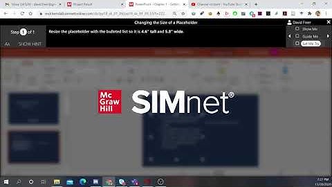 Changing the size of a placeholder in PowerPoint