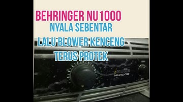 Service behringer nu1000 || power protek || service behringer nu-series part 2
