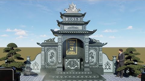 Khuôn Viên Lăng Mộ Đá Xanh Nguyên Khối Đẹp , Chuẩn Phong thuỷ . Nhận Thi Công Lăng Mộ Đá Toàn Quốc .