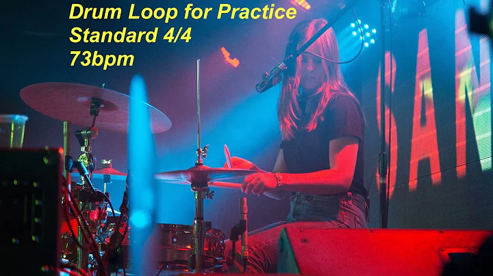 Drum Loop for music learners - 4/4 - 73bpm