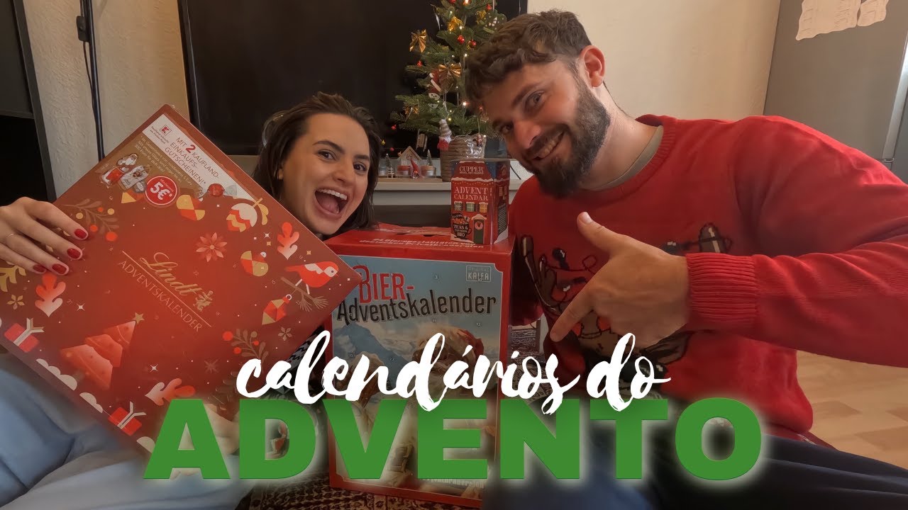 Nunca vimos isso no Brasil! Nosso primeiro Calendário do Advento na Alemanha 🇩🇪