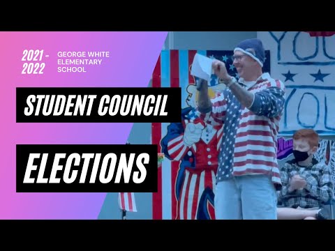 George White Elementary School Student Council Elections 2021-2022