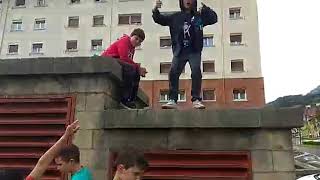 Aciendo Parkour Kon Antonio Alex Piterla Angilaa Y Yo Alex Lepasa Lefatrena