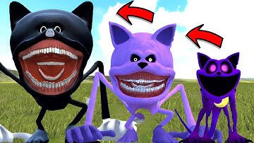 EVOLUTION MONSTERS SIZE COMPARISON | Evolution smiling critters, poppy playtime 3 in Garry