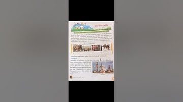 Ch-13 [Our Festivals] reading and explanation for class 2 and 3