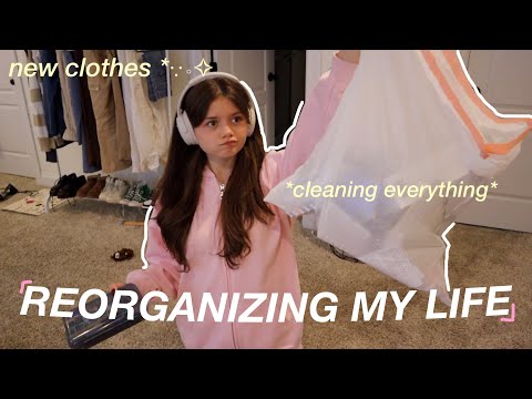 REORGANIZING MY LIFE FOR 2023 (closet clean out, tidying, clothing haul + more :)