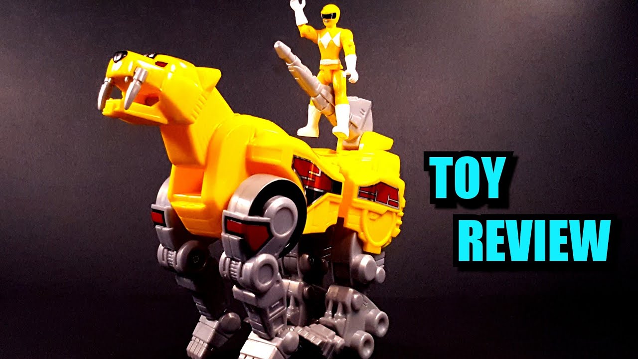 POWER RANGERS LEGACY COLLECTION SABER TOOTH TIGER REVIEW - YouTube
