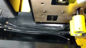 flat cable cutting and stripping machine