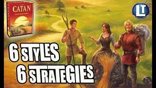 Catan STRATEGY and Playstyles / 6 Archetypes for Veterans and 6 Playstyles for New Players
