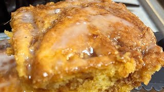 A Must Have Dessert At Thanksgiving | Sweet Potato Honey Bun Cake Recipe