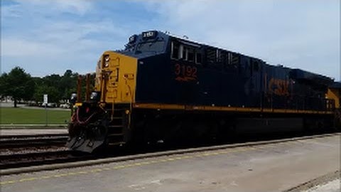 [CSX] 3192 ES44AH With LOUD NEW CAST K5HLL Leading Q401-27 in Fayetteville NC